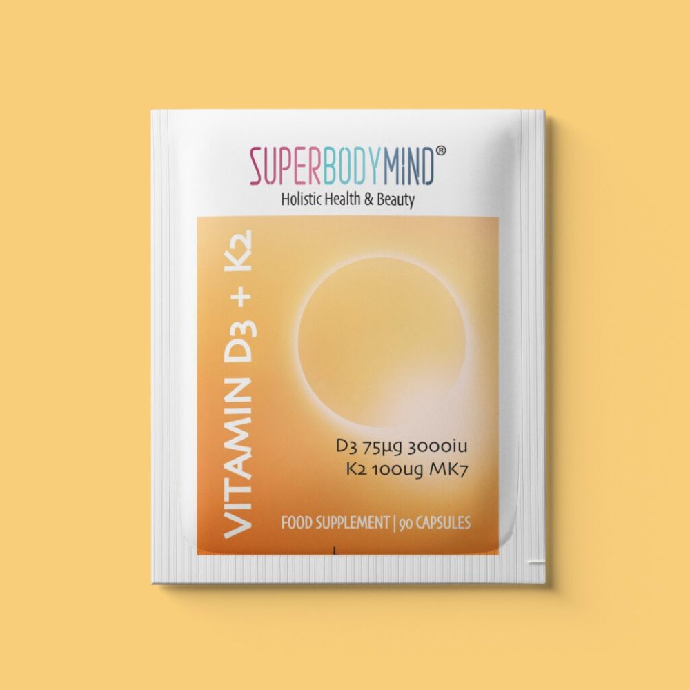 Vitamin D3 + K2 | 90  Capsules - 3 month supply