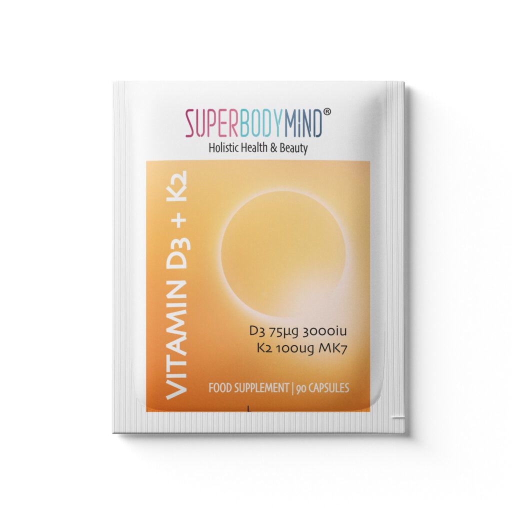 Vitamin D3 + K2 | 90 Capsules - 3 month supply