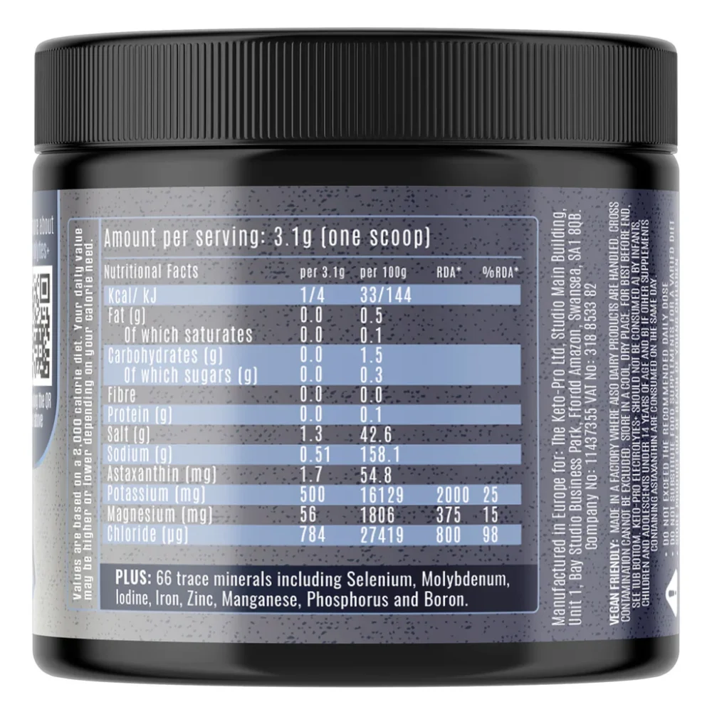 Keto Electrolytes Plus unflavoured 250g